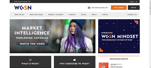 Istituti Vicenza si avvale di WGSN Homepage WGSN