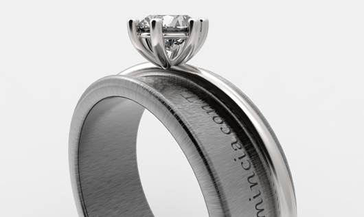 castoni virtuali solitario Corso di RhinoGold particolare castoni virtuali solitario RhinoGold 3D Istituti Vicenza